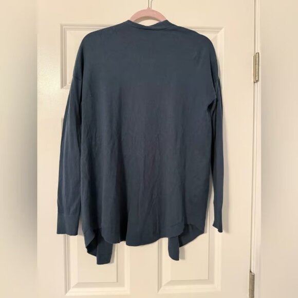 Loft Outlet | Blue Open Cardigan Sweater | Size M - Picture 2 of 7